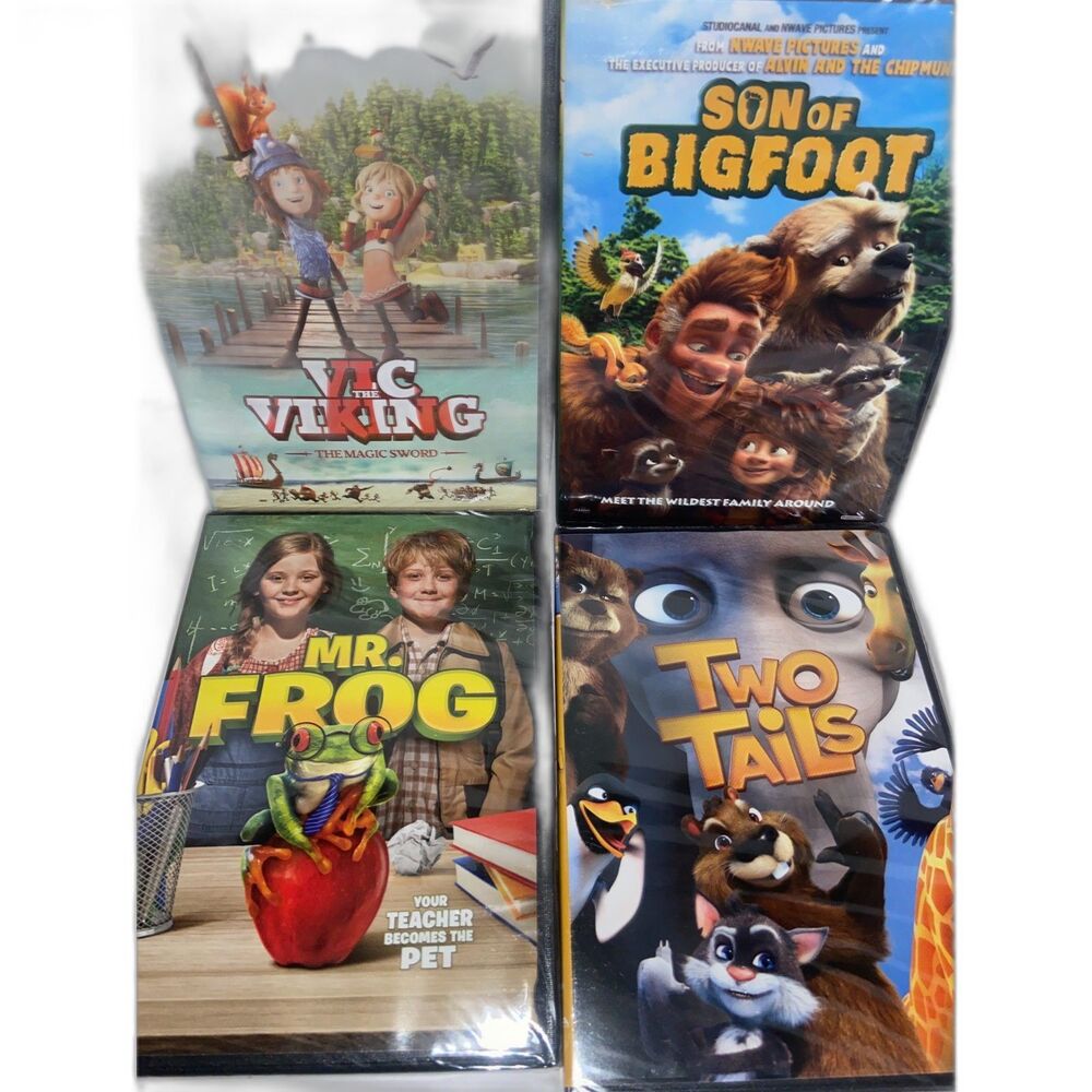 Son of Bigfoot Vic Viking Mr. Frog Two Tails 4 New DVDs!